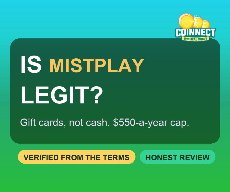 Is Mistplay legit? Honest review card